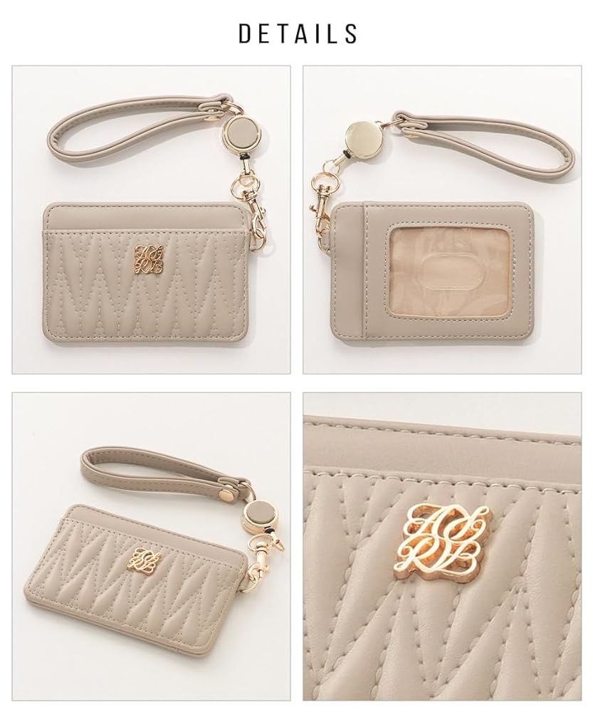 Amazon | [アルトローズ] ブラック パスケース 定期入れ カード